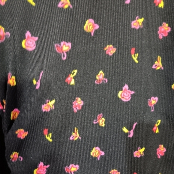 NWT mini ribbed long sleeve floral dress size small brand Abound - Picture 2 of 6